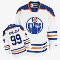 Wayne Gretzky Edmonton Oilers White Away Jersey