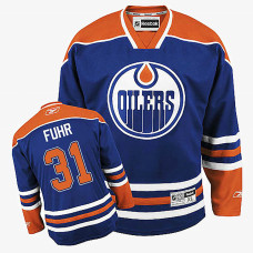 Grant Fuhr Edmonton Oilers Royal Blue Home Jersey