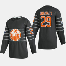 Men's Edmonton Oilers Leon Draisaitl #29 2020 All-Star Game Gray Authentic Jersey