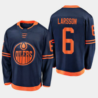 Oilers Adam Larsson #6 2019-20 Alternate Premier Breakaway Jersey Oilers Adam Larsson #6 2019-20 Alternate Premier Breakaway Jersey