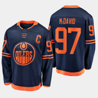 Oilers Connor McDavid #97 2019-20 Alternate Premier Breakaway Jersey Oilers Connor McDavid #97 2019-20 Alternate Premier Breakaway Jersey
