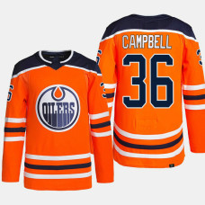 Edmonton Oilers Jack Campbell Orange Home Primegreen Authentic Jersey 2022 Edmonton Oilers Jack Campbell Orange Home Primegreen Authentic Jersey 2022