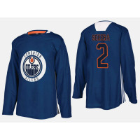Edmonton Oilers #2 Andrej Sekera Home Practice Player Royal Jersey