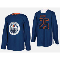 Edmonton Oilers #25 Darnell Nurse Home Practice Player Royal Jersey
