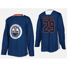 Edmonton Oilers #29 Leon Draisaitl Home Practice Player Royal Jersey