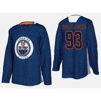 Edmonton Oilers #93 Ryan Nugent-Hopkins Home Practice Player Royal Jersey