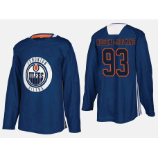 Edmonton Oilers #93 Ryan Nugent-Hopkins Home Practice Player Royal Jersey