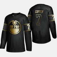 Edmonton Oilers Paul Coffey #7 2019 Golden Edition Retired Player Black Jersey