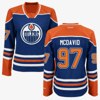 Connor Mcdavid Edmonton Oilers Orange Alternate Jersey - Women
