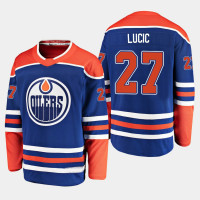 Youth Edmonton Oilers Milan Lucic #27 Alternate Breakaway Player Royal Jersey