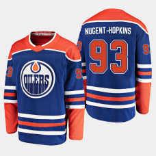 Youth Edmonton Oilers Ryan Nugent-Hopkins #93 Alternate Breakaway Player Royal Jersey