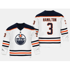 Edmonton Oilers Al Hamilton #3 Replica Player Road White Jersey