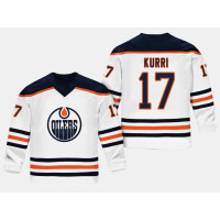 Edmonton Oilers Jari Kurri #17 Replica Player Road White Jersey