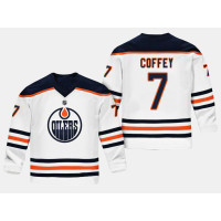 Edmonton Oilers Paul Coffey #7 Replica Player Road White Jersey