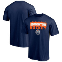 Edmonton Oilers Gain Ground Navy T-Shirt
