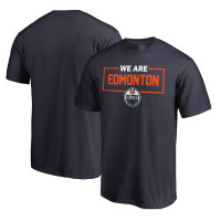 Edmonton Oilers Iconic Collection We Are Navy T-Shirt