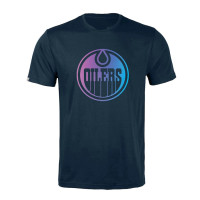 Edmonton Oilers Levelwear Richmond Iridescent Navy T-Shirt