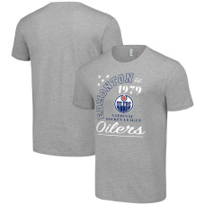 Edmonton Oilers Starter Arch City Team Graphic T-Shirt - Heather Gray